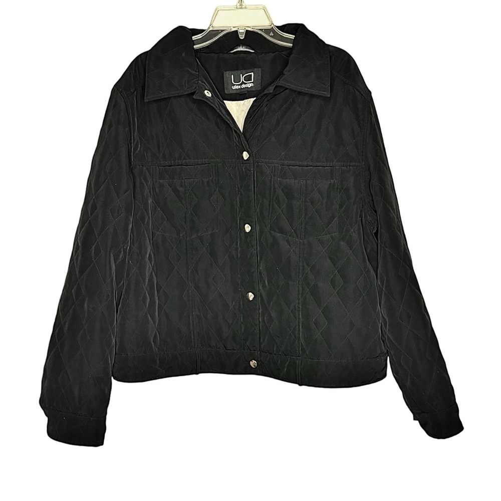 Utex Quilted Black Jacket Size 2X